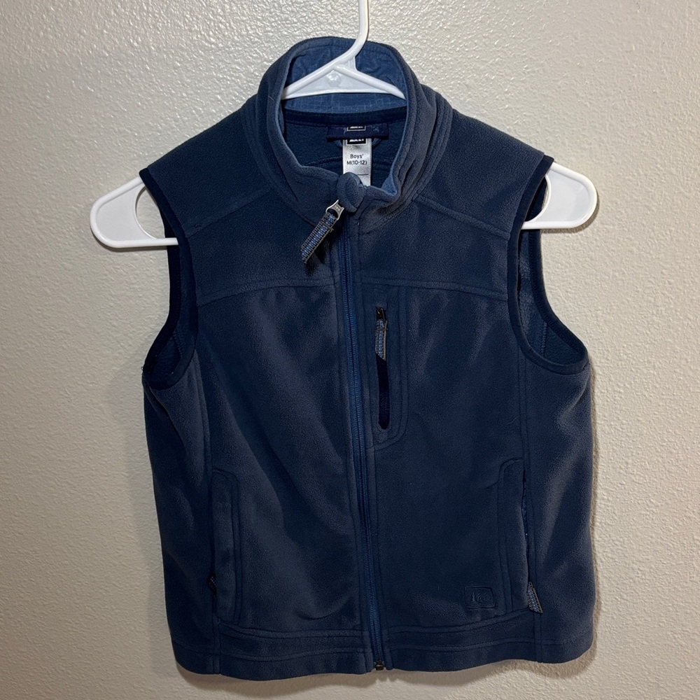 REI Kids Dark Blue Fleece Vest